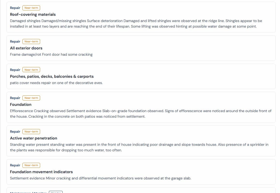Sample GoGoReport executive summary page with report guidance and high-level summary cards
